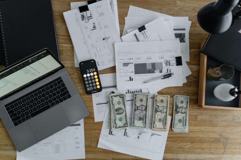 End of Month counting money